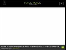 Tablet Screenshot of pallmallartadvisors.com